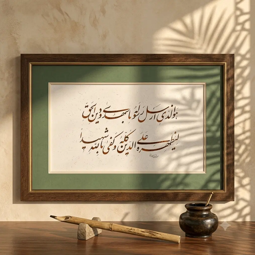 تابلو خطاطی خوش نویسی ( سفارش پذیرفته میشود )|تابلو، نقاشی، عکس|تهران, وحیدیه|دیوار