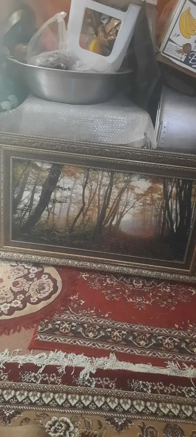 تابلو فرش منظره در حد نو|تابلو فرش|خمینیشهر, |دیوار