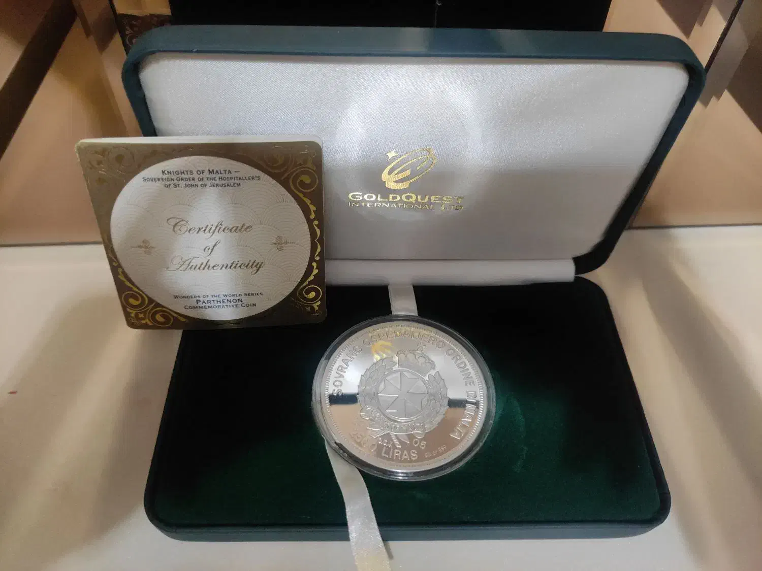 سکه کلکسیونی گلدکوئیست اصل|کلکسیون سکه، تمبر، اسکناس|آذرشهر, |دیوار