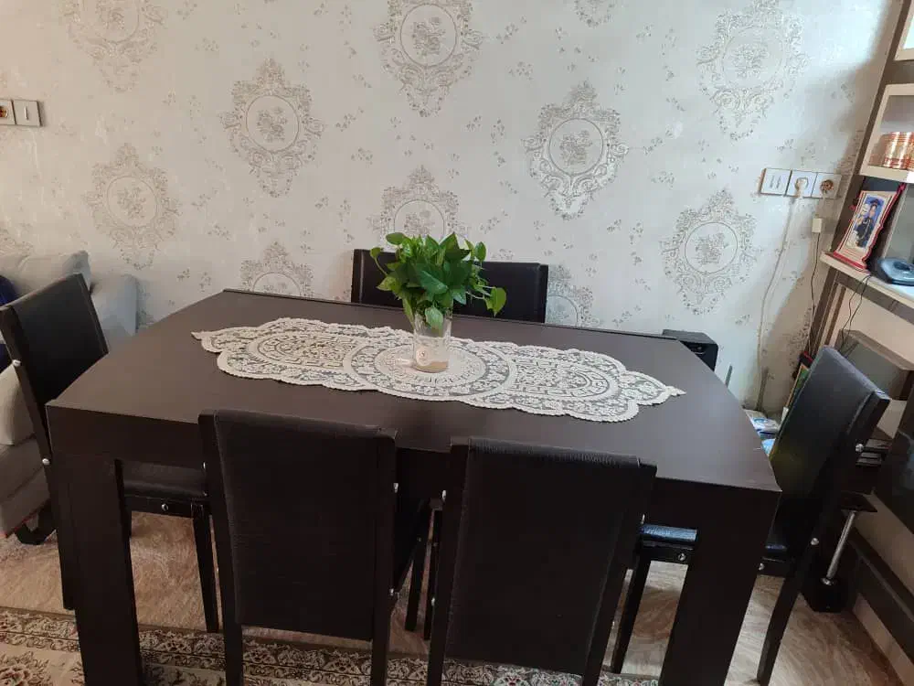 میز نهار خوری|میز و صندلی غذاخوری|شیراز, دینکان|دیوار