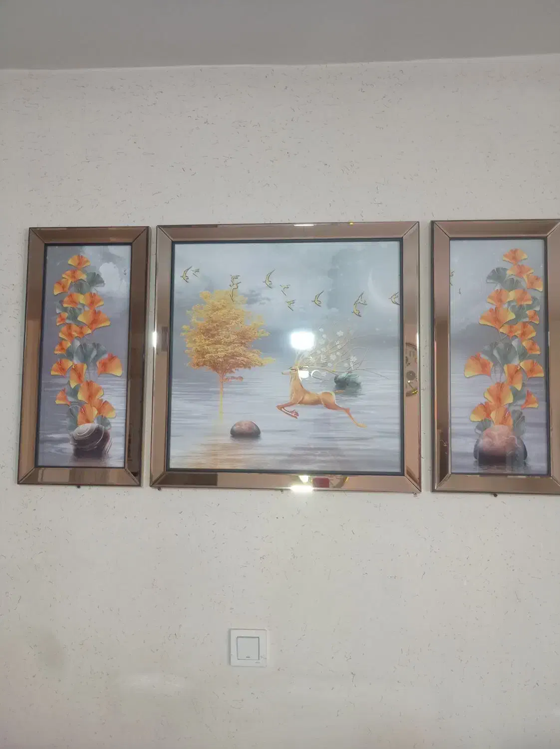 تابلو سه تیکه نو|تابلو، نقاشی، عکس|محمدیه-قزوین, |دیوار