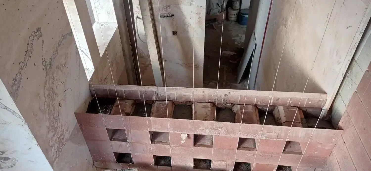 اجرا سنگ ،،سنگ و آجر ترکیبی|خدمات پیشه و مهارت|چابهار, |دیوار