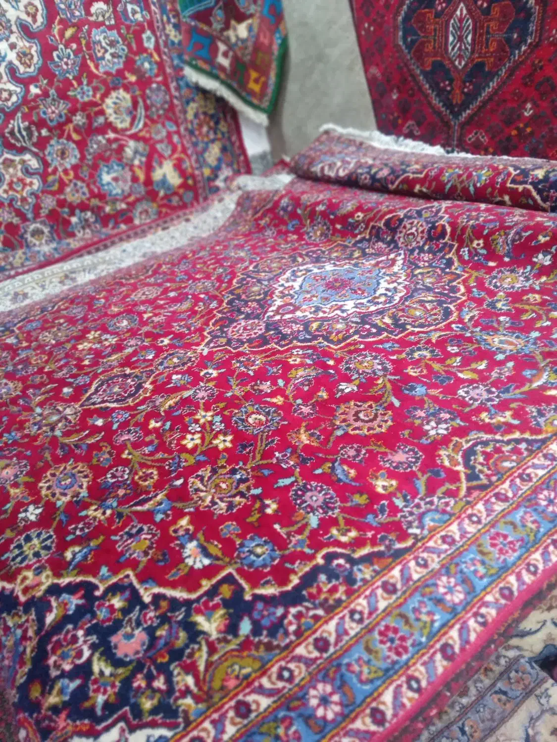 یک تخته ۶ متری دست باف نجف اباد گوشت دار|فرش|تهران, سیروس|دیوار