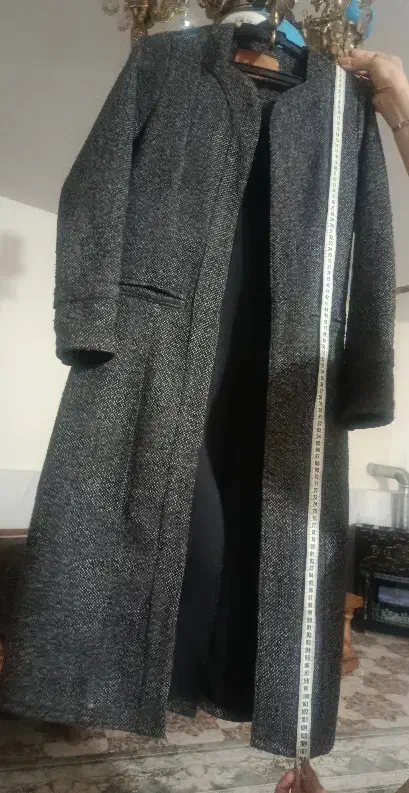 پالتو زنانه طوسی مشکی|لباس|تهران, گلاب دره|دیوار