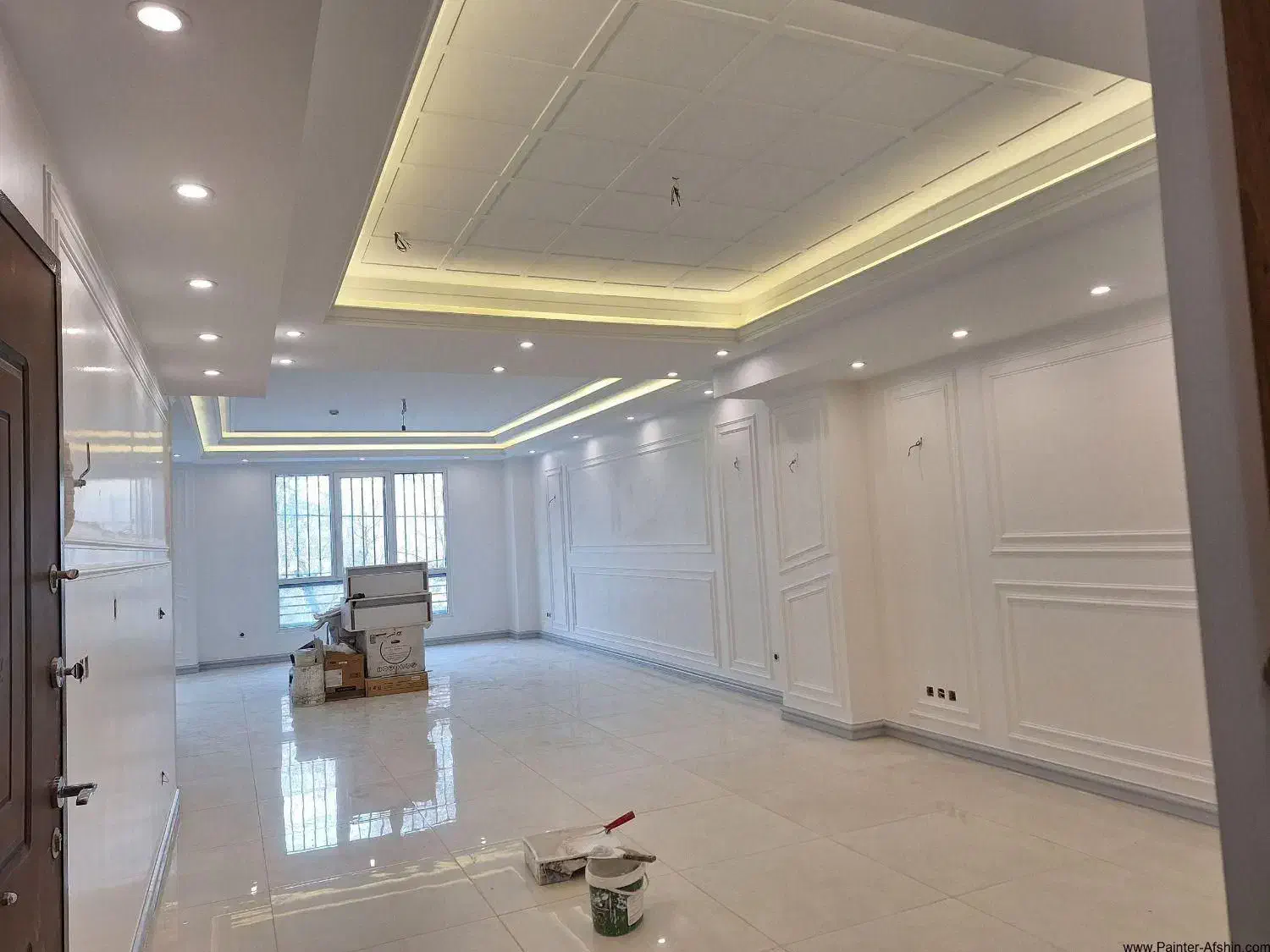 نقاشی ساختمان تضمینی با کیفیت بالا|خدمات پیشه و مهارت|سمنان, |دیوار