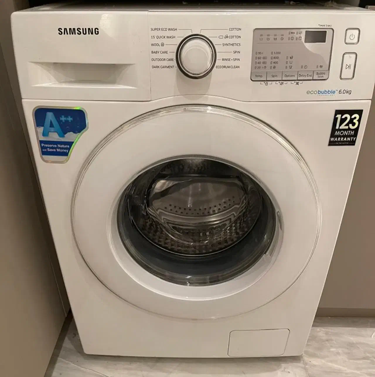 ماشین لباسشویی ۶ کیلویی سامسونگ اصل کره|ماشین لباسشویی و خشککن لباس|تهران, زعفرانیه|دیوار
