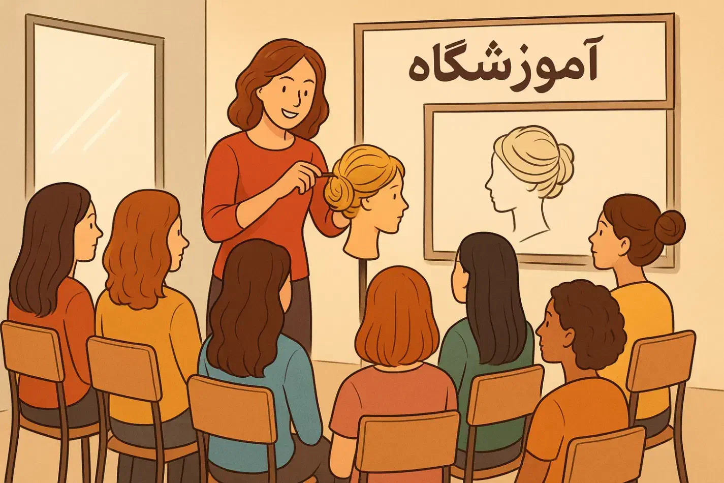 آموزش آرایشگری VIP|خدمات آموزشی|آبادان, |دیوار