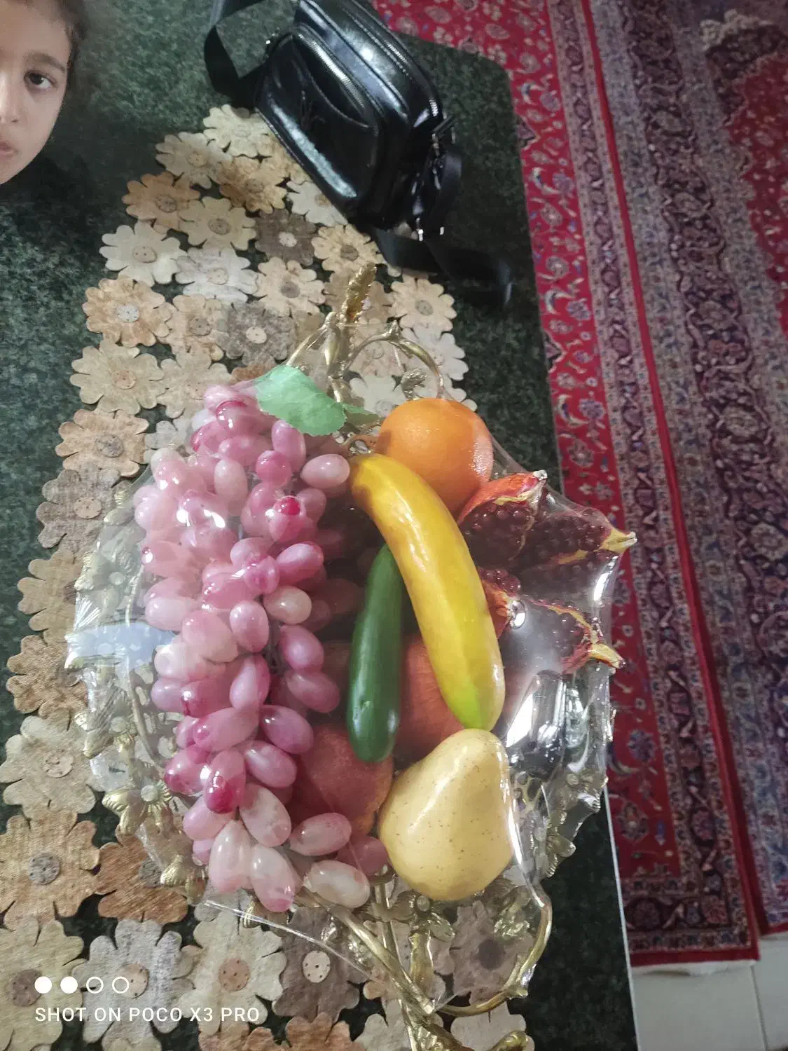 جا میوه ای پایه دار برنز|صنایع دستی و سایر لوازم تزئینی|کرمانشاه, |دیوار