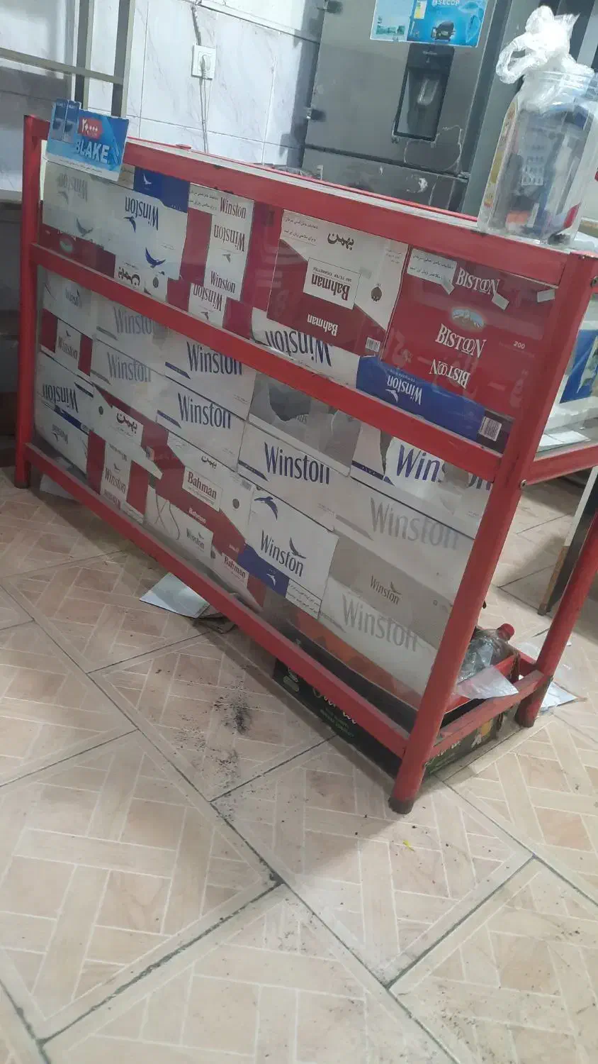 میز فلزی شیشه ای|فروشگاه و مغازه|قائم‌شهر, |دیوار