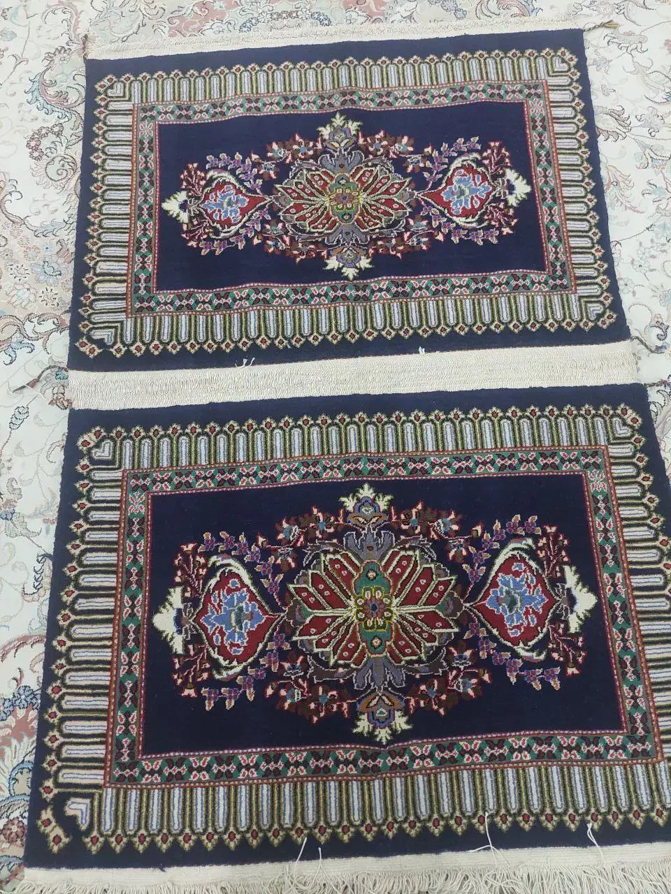 یک جفت پشتی دستباف|پشتی|تهران, بیسیم|دیوار