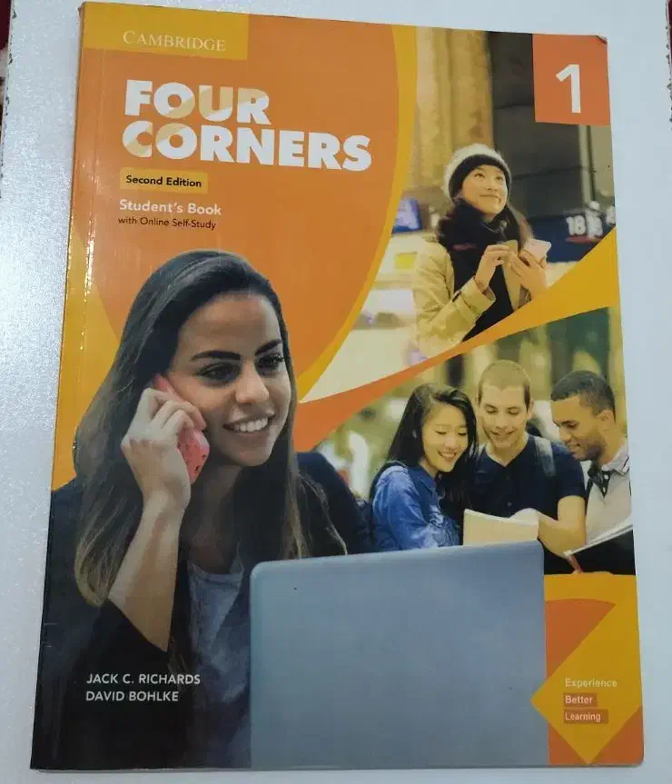 کتاب زبان four corners1 نسخه دوم|کتاب و مجله آموزشی|زرین دشت (فارس), |دیوار
