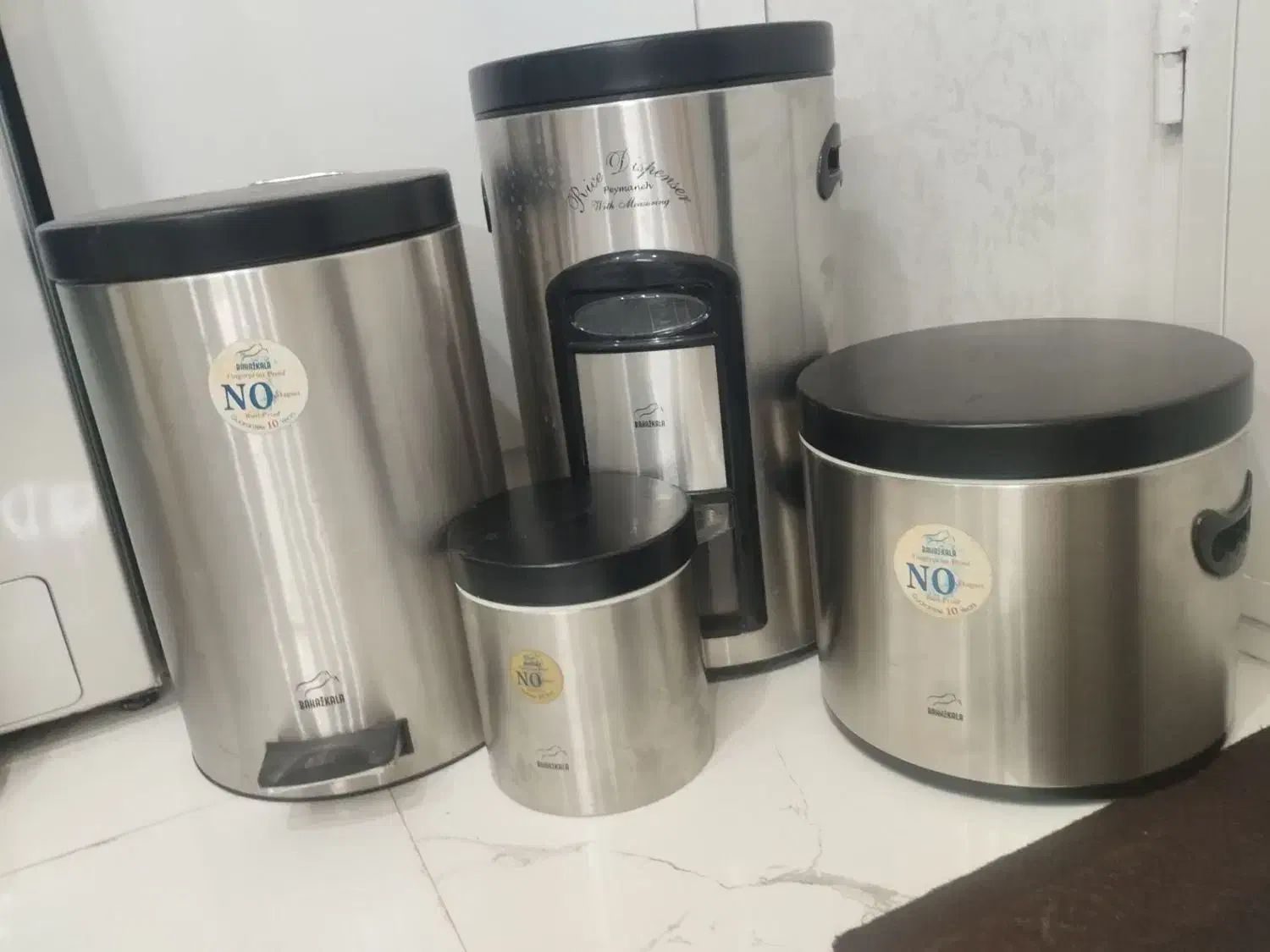 سطل برنج|ظروف نگهدارنده، پلاستیکی، یکبارمصرف|مشهد, انقلاب|دیوار