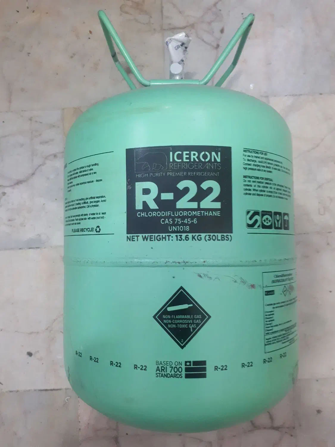 گاز R22 آیسرون|کولر گازی و فن‌کوئل|مشهد, کارگران|دیوار