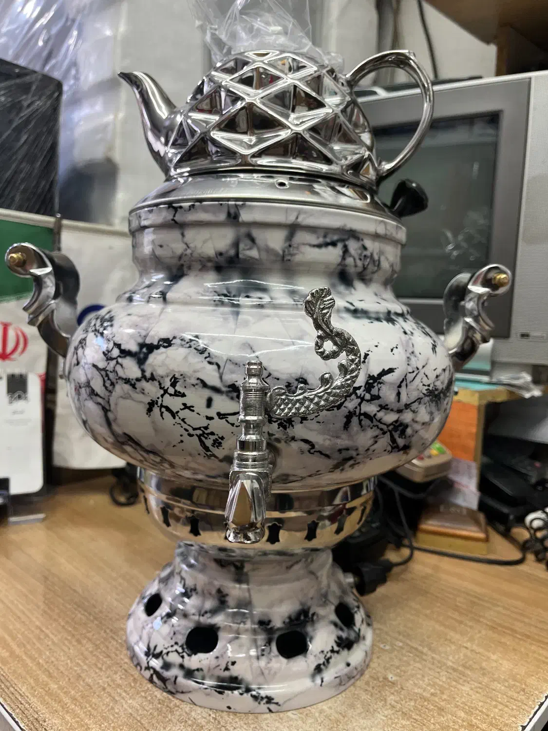 سماور گازی جدید|سماور، چایساز، قهوهساز|رشت, بازار|دیوار