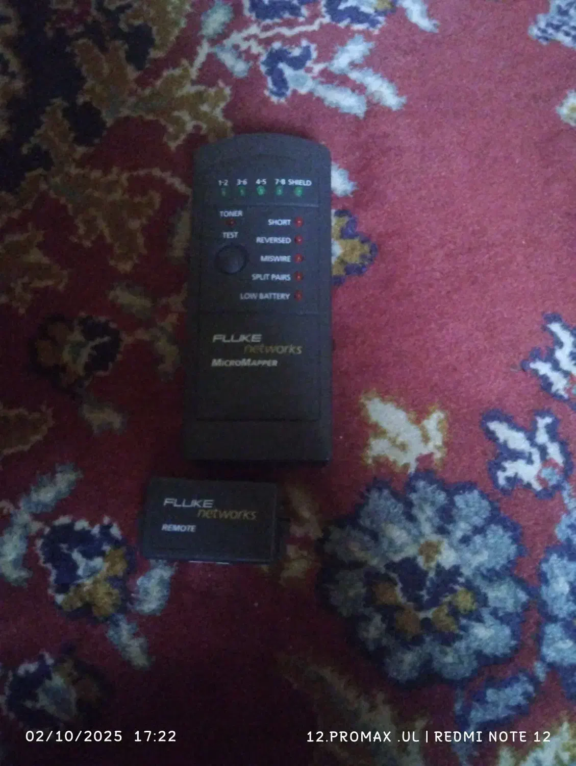 تستر کابل و شبکه FLUke networks micro maper|مودم و تجهیزات شبکه|اصفهان, خانه اصفهان|دیوار
