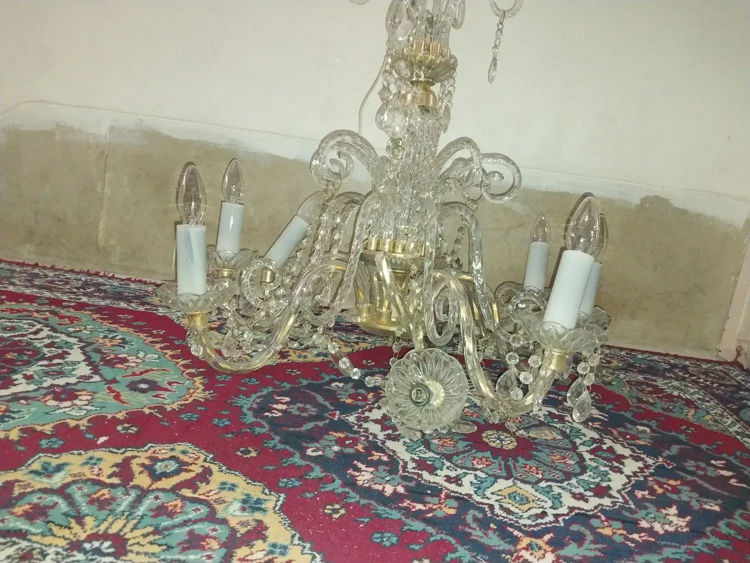 لوستر|لوستر و چراغ آویز|کرمان, |دیوار