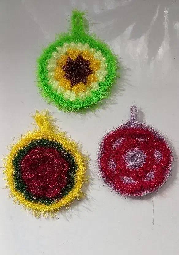 انواع اسکاجهای دستبافت آشپزخانه|لوازم نظافت|قوچان, |دیوار