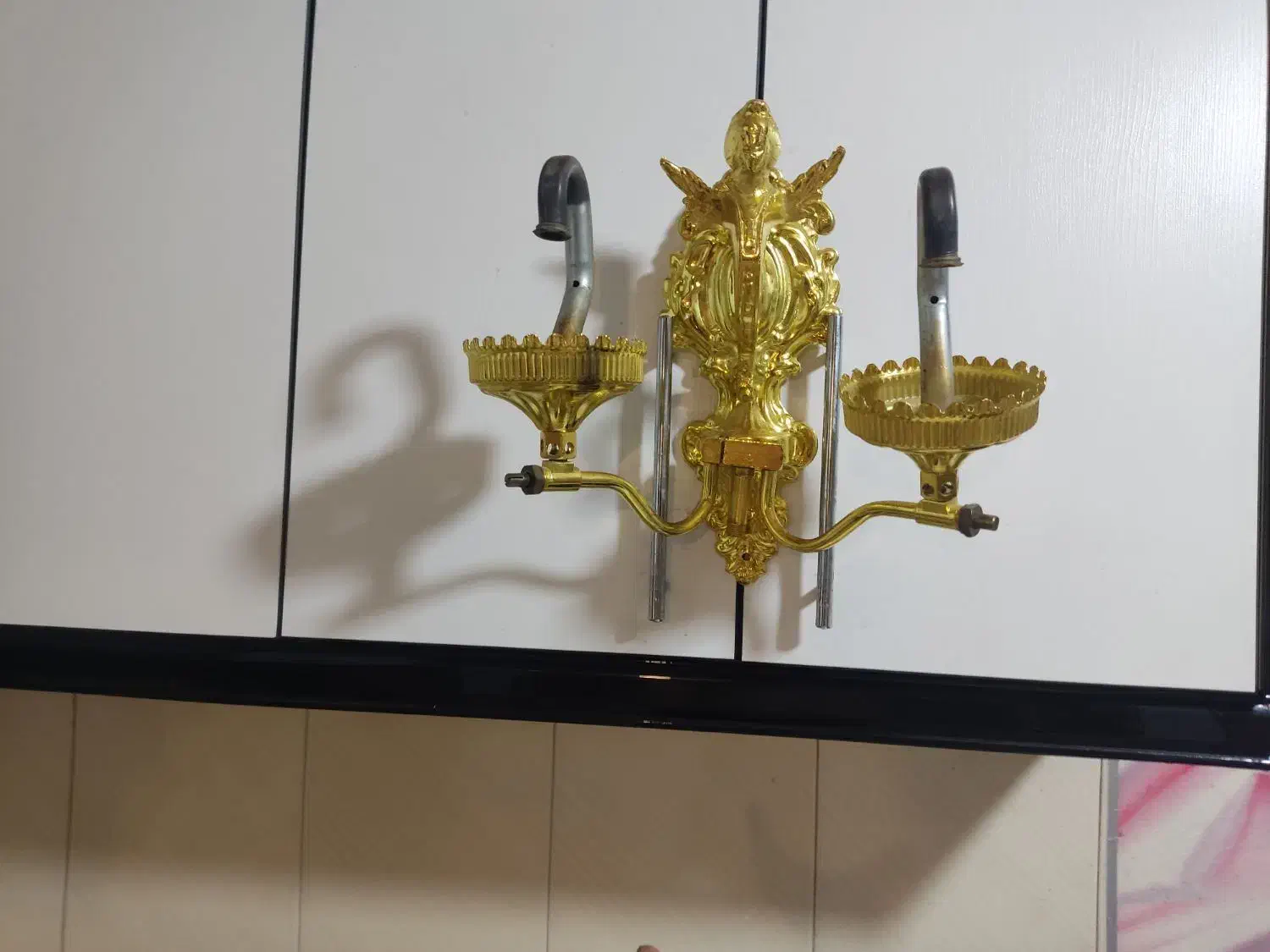 روشنایی منزل|چراغ خواب و آباژور|رباط‌کریم, مسکن مهر آبشناسان|دیوار