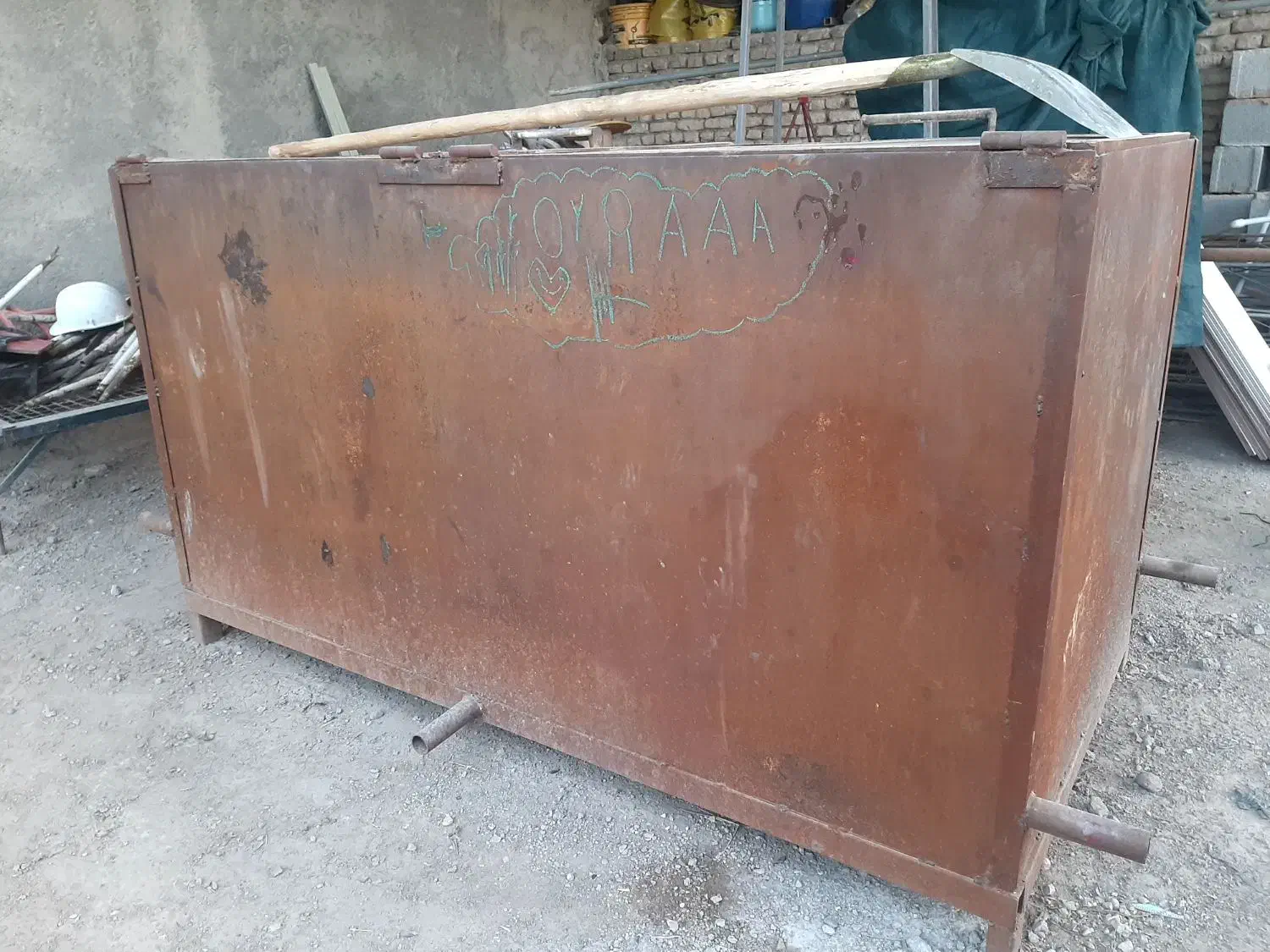 میز کار دو دره طول ۲متر . عرض ۱متر . ارتفاع ۱متر|دفتر کار|کرخه, |دیوار