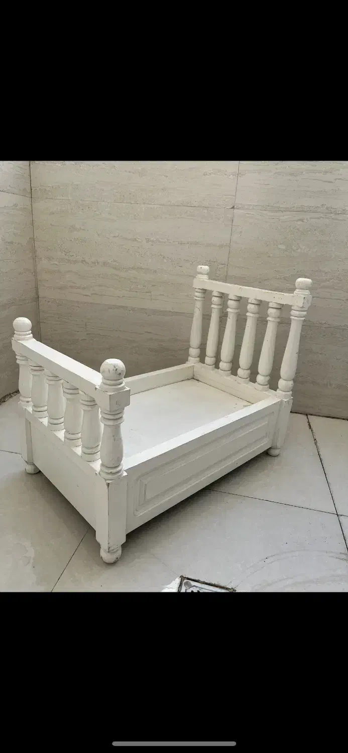 تخت نوزاد دکور آتلیه|تخت و صندلی بچه|اهواز, فولادشهر|دیوار