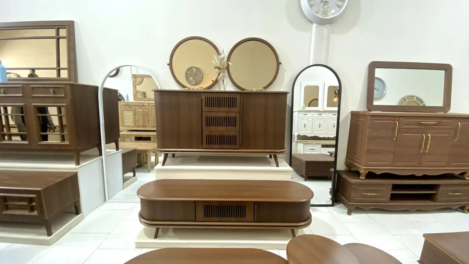 میز و کنسول ست لوکس|بوفه، ویترین، کنسول|کرمان, |دیوار