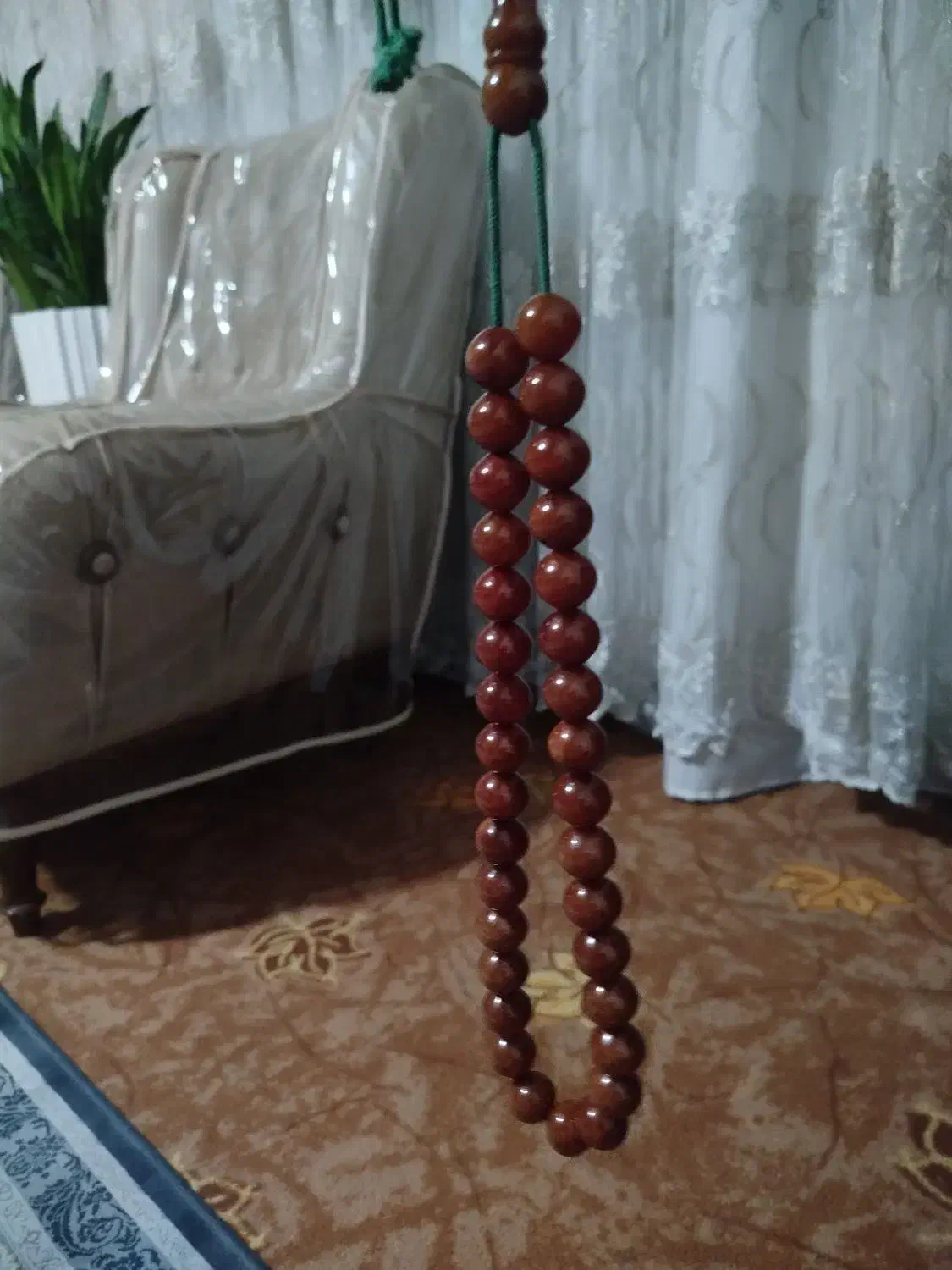 تسبیح کهربا ۳۳ تایی|جواهرات|قرچک, مهدیه|دیوار