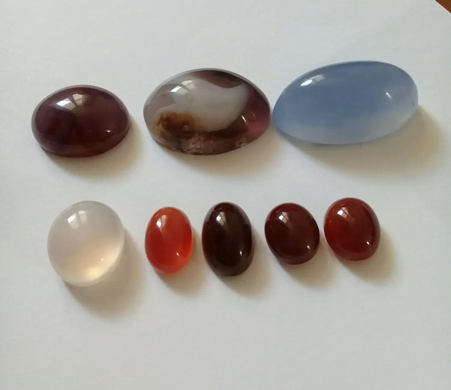 نگین سنگ عقیق معدنی طبیعی|جواهرات|اردبیل, |دیوار