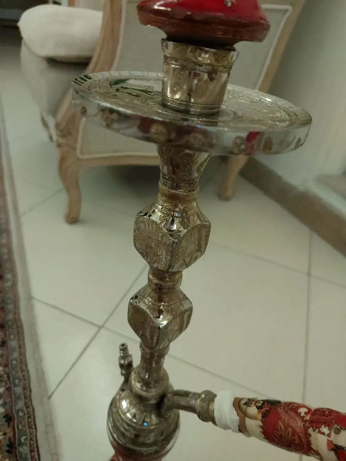 تنه خالی  قلیون برنجی تو پر فوق سنگین|کلکسیون و سرگرمی|ری, حمزه‌آباد|دیوار