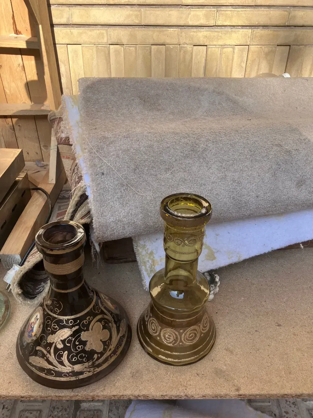 قلیان چوبی و شیشه قلیان|کلکسیون و سرگرمی|تهران, خواجه نظام الملک|دیوار