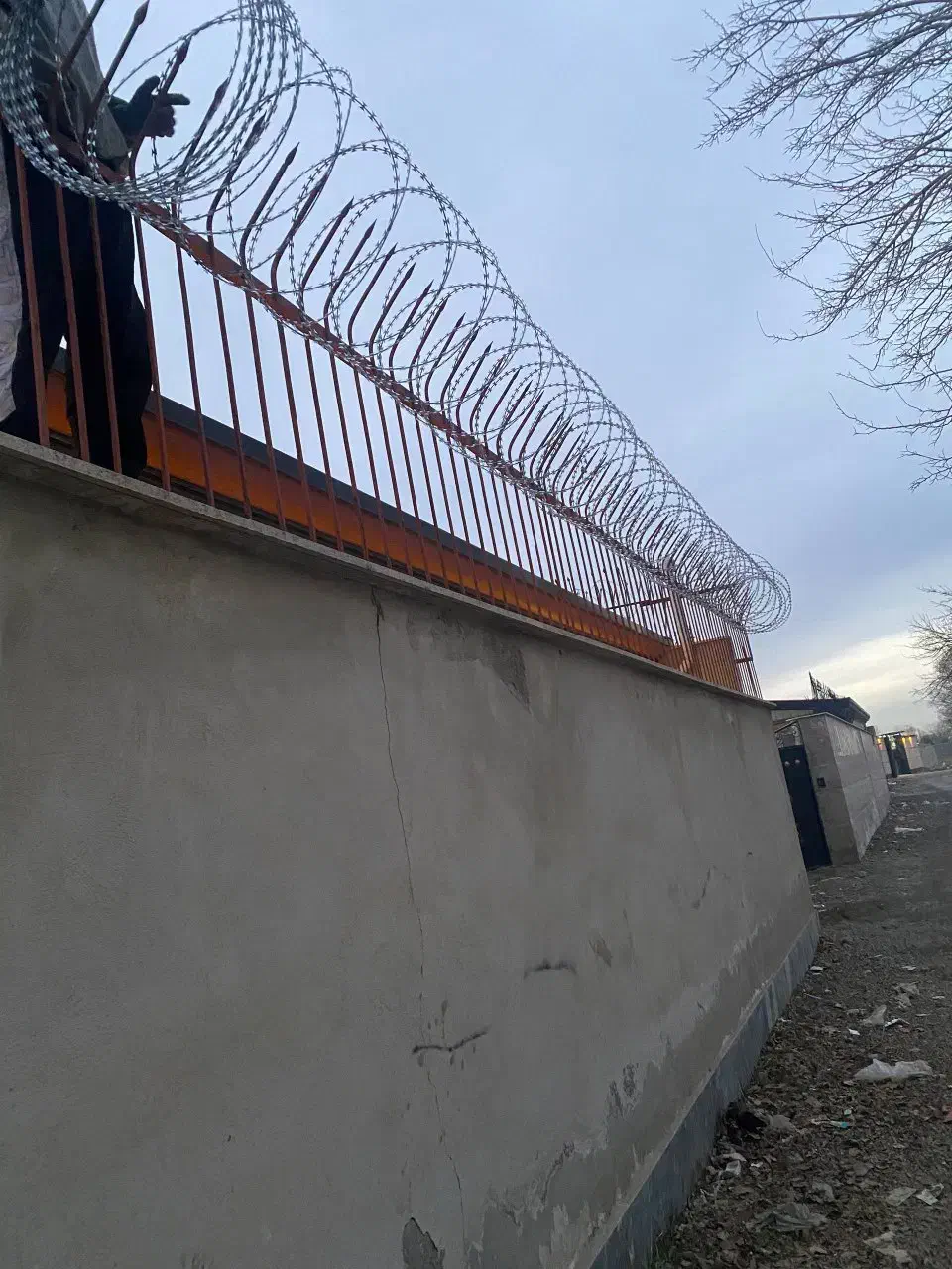 اجرا و نصب سیم خاردار شاخ گوزنی توری فنس|مصالح و تجهیزات ساختمان|کرج, کمال‌شهر|دیوار