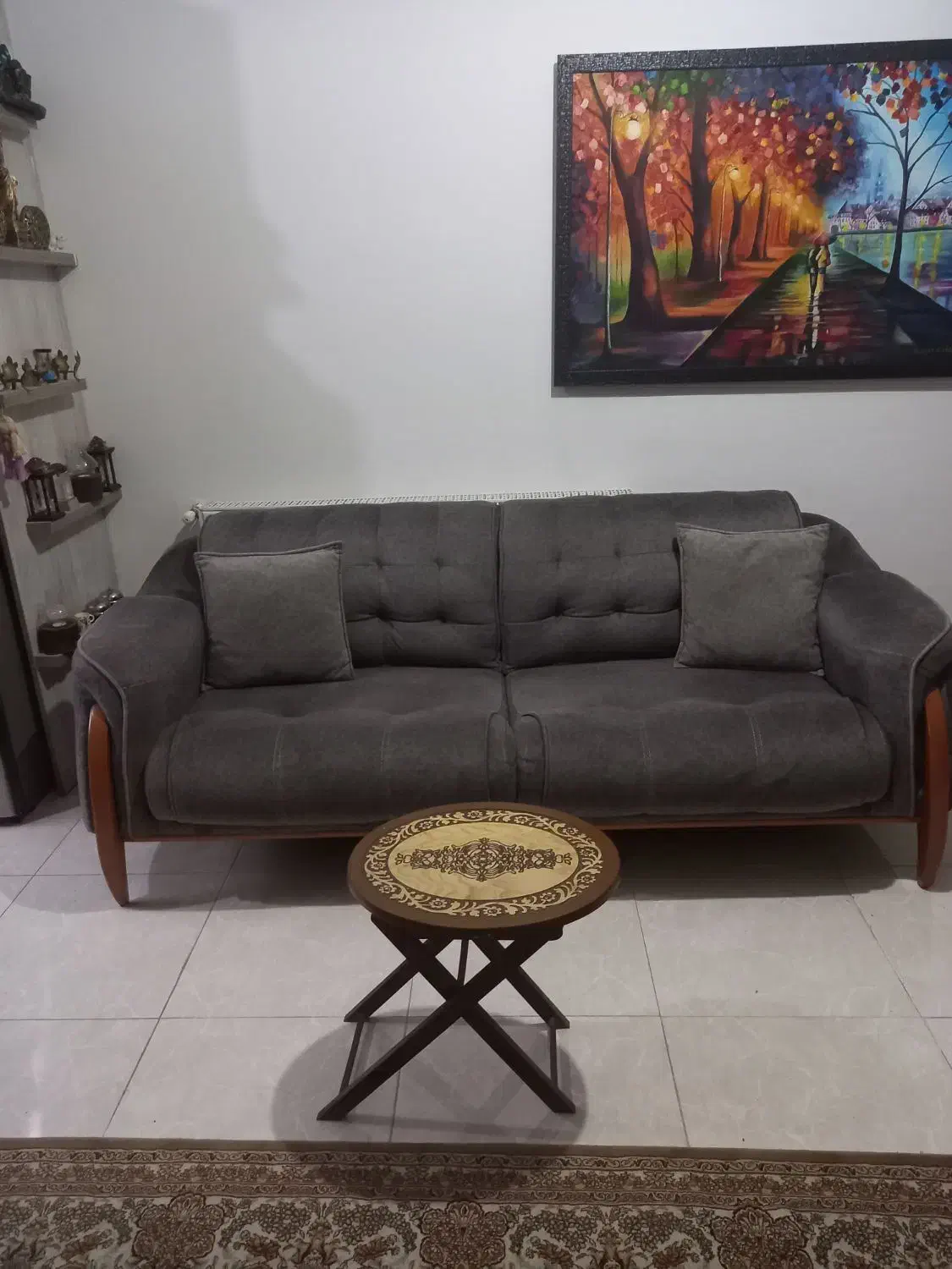 مبل ۸ نفره کاملا سالم در حد نو|مبلمان خانگی و میز عسلی|آستارا, |دیوار