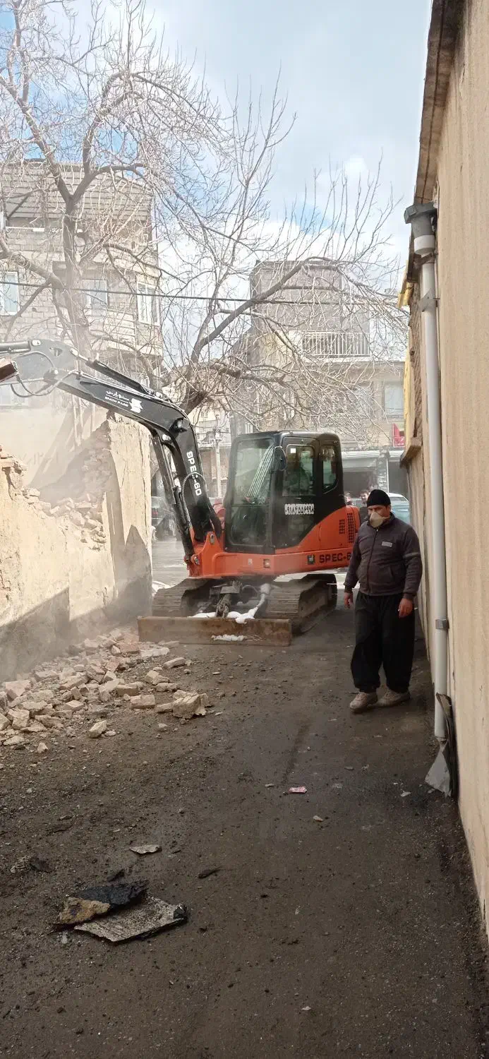 مینی بیل با خاکبرداری|خدمات حمل و نقل|سنندج, |دیوار