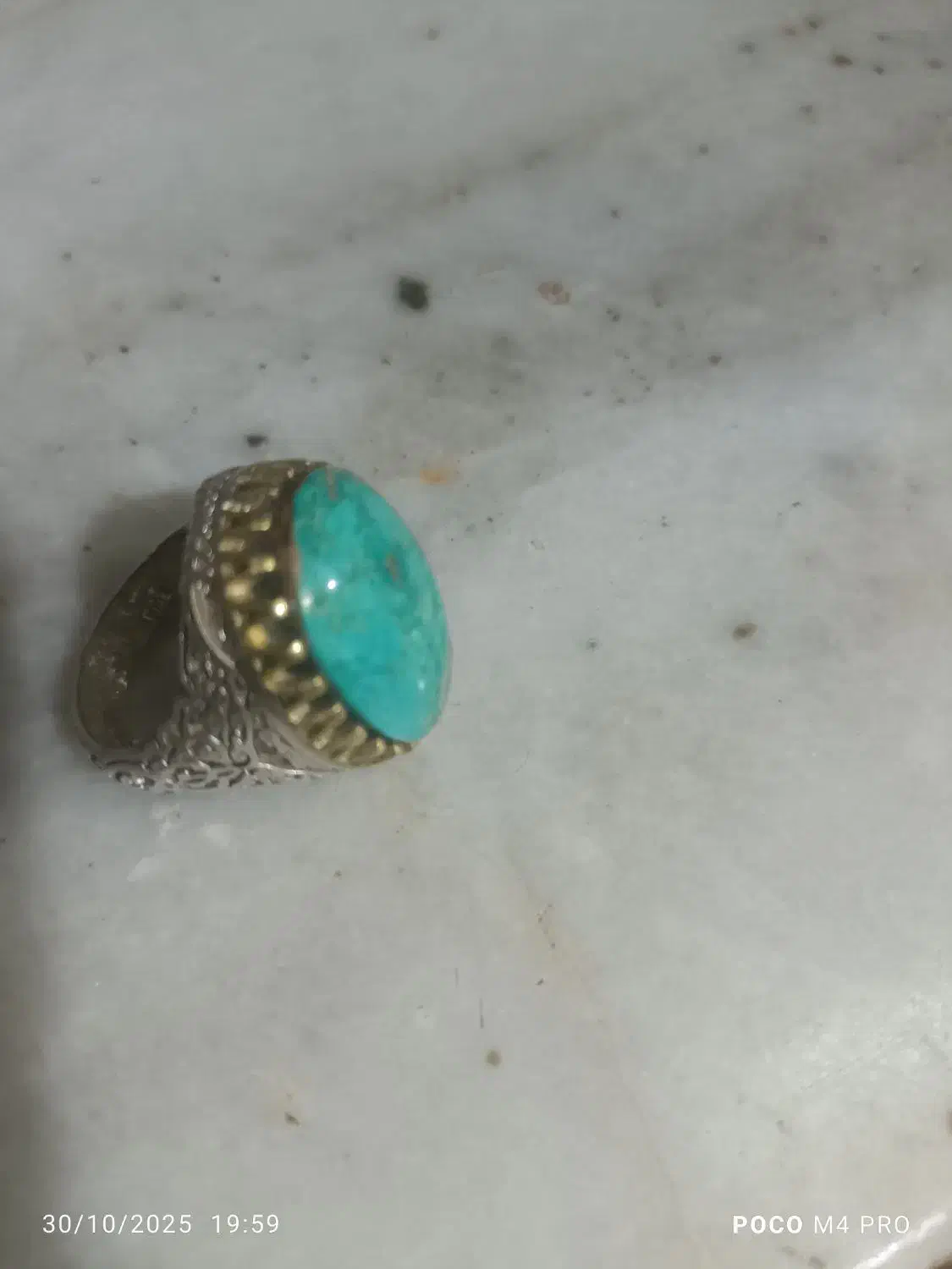 انگشترنقره فیروزه|جواهرات|فلاورجان, |دیوار