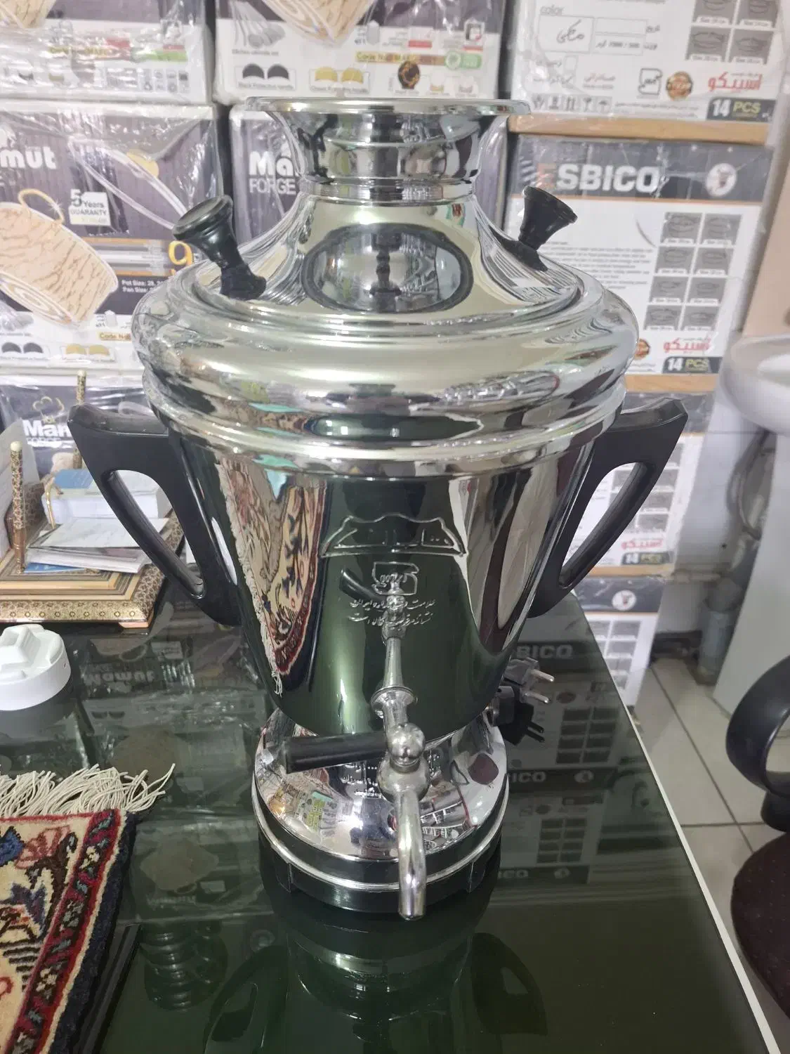 سماور برقی نو|سماور، چایساز، قهوهساز|مراغه, |دیوار