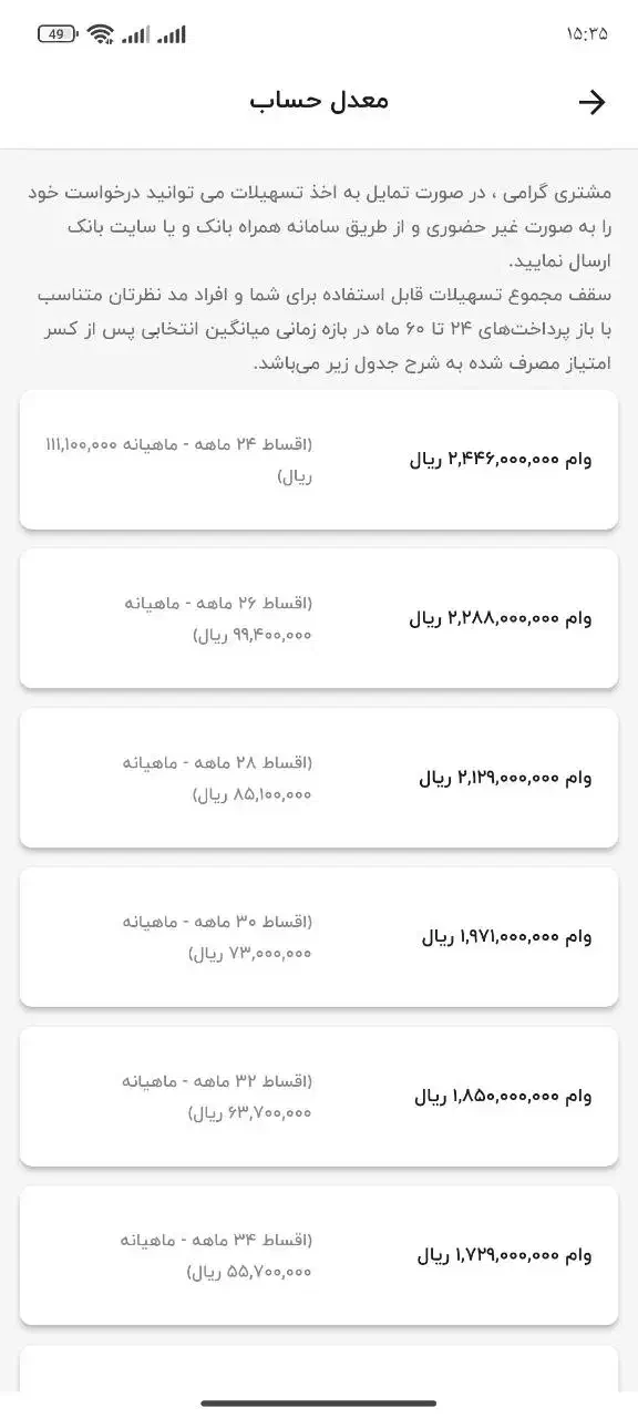 واگذاری امتیاز وام بانک مهر ایران 24 ماهه 4 درصد|کارت هدیه و تخفیف|همدان, |دیوار