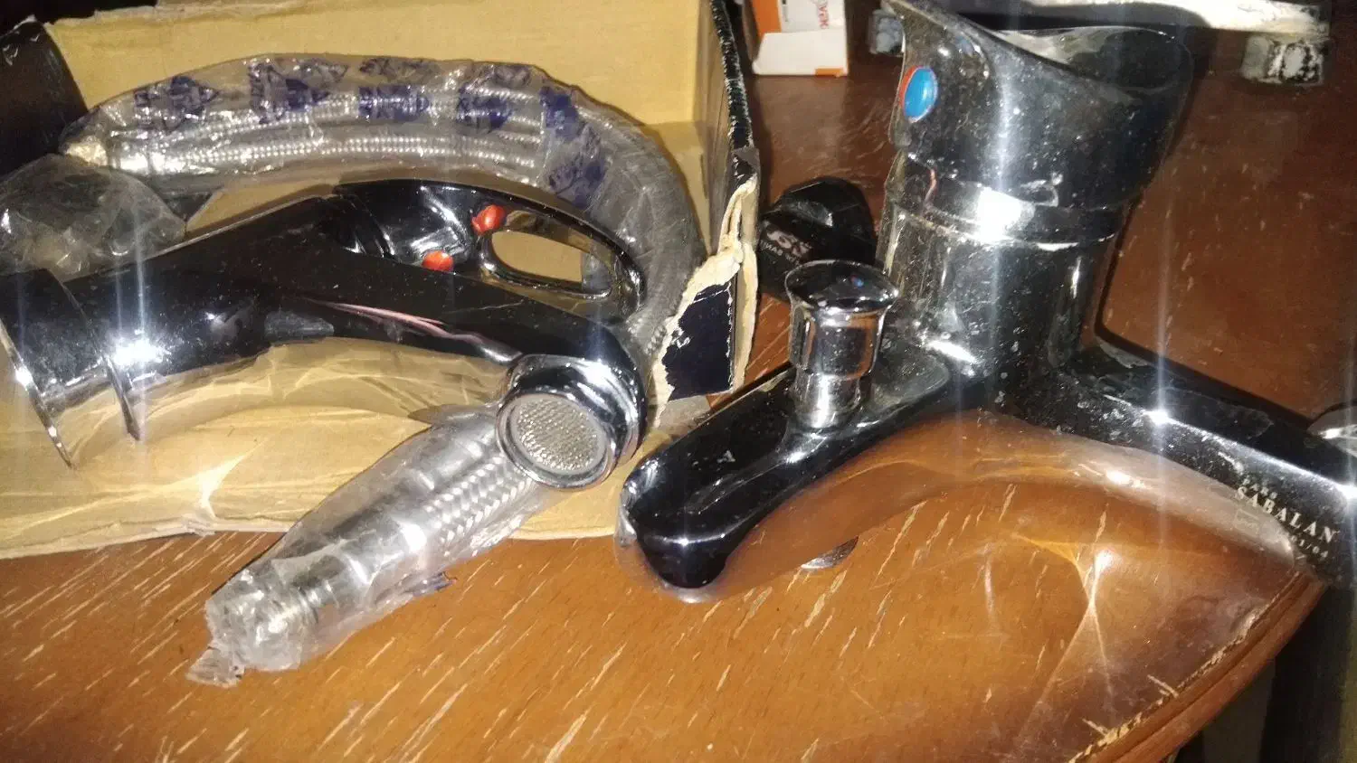 شیر اهرمی مخلوط روشویی وحمام|لوازم سرویس بهداشتی|زنجان, |دیوار