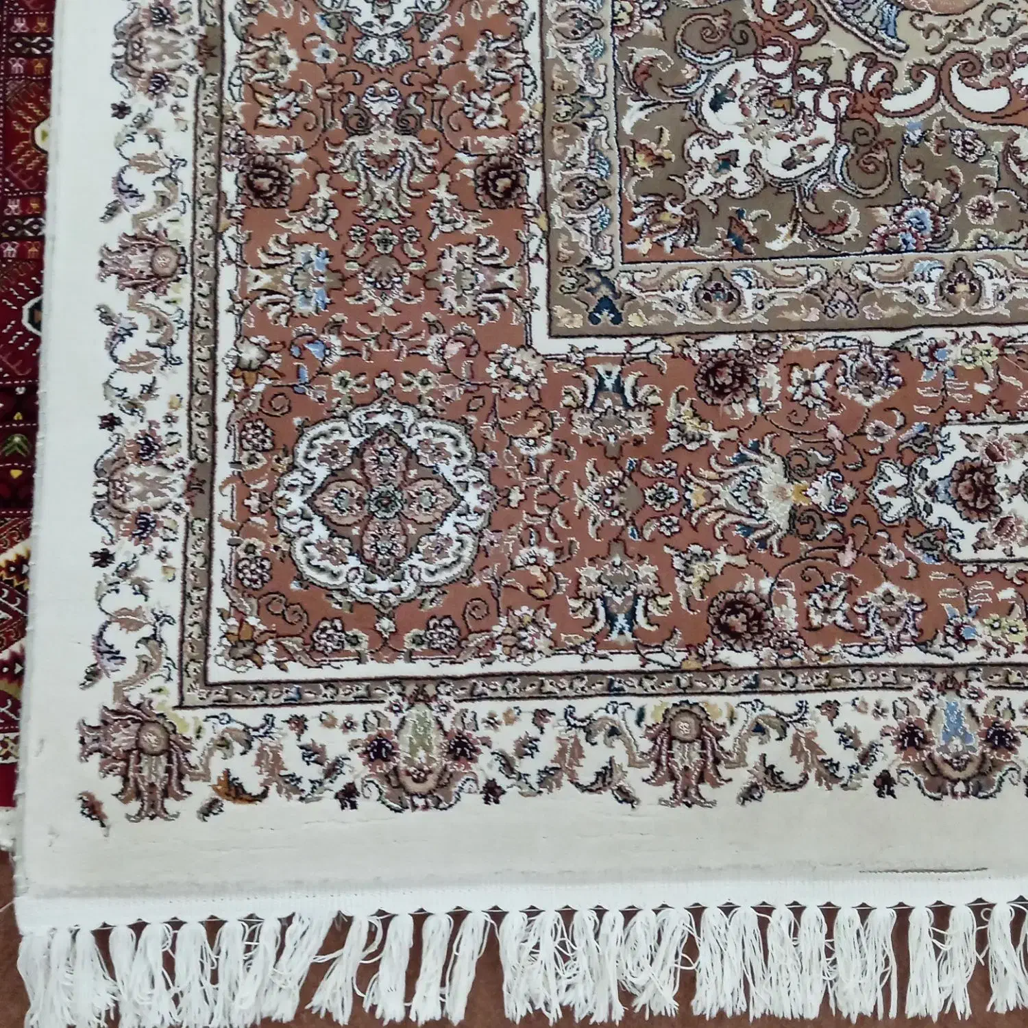 فروش فرش دستبافت گونه زربافت|فرش|گمیشان, |دیوار