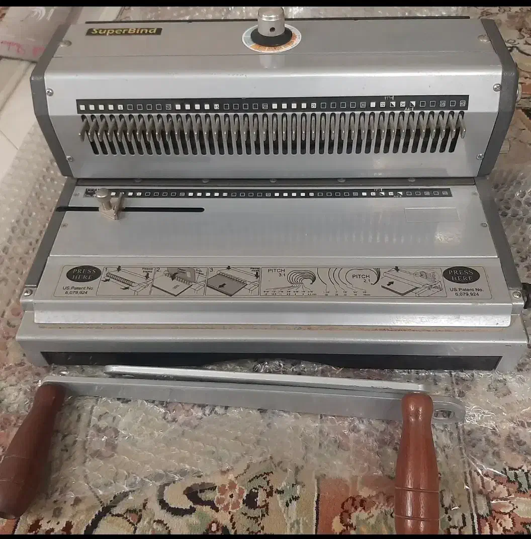 دستگاه صحافی فنر دوبل سوپر بایند|پرینتر، اسکنر، کپی، فکس|مشهد, سید رضی|دیوار