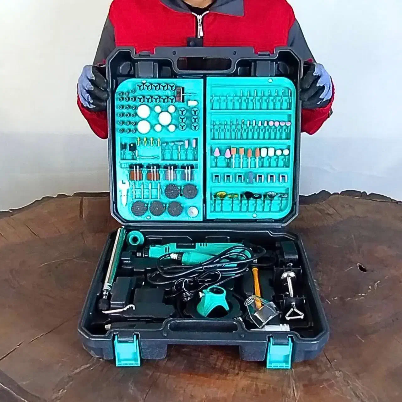 فرز مینیاتوری جعبه بزرگ هاردمن ۳۵۰ عدد متعلقات|ابزارآلات|تهران, حسنآباد|دیوار