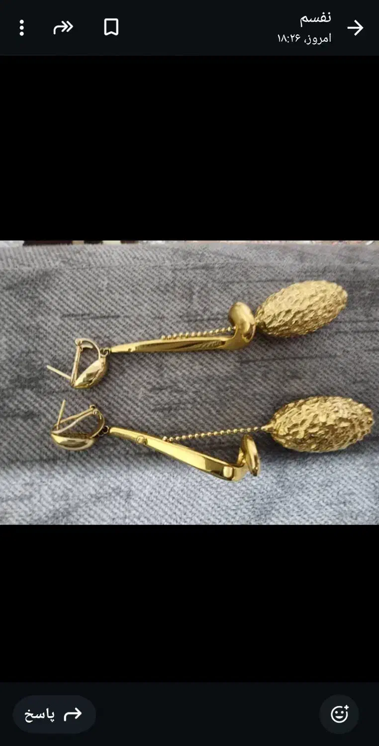 فروش گوشواره طلا ۱۰۰ بالای تابلو|جواهرات|شاهین دژ, |دیوار