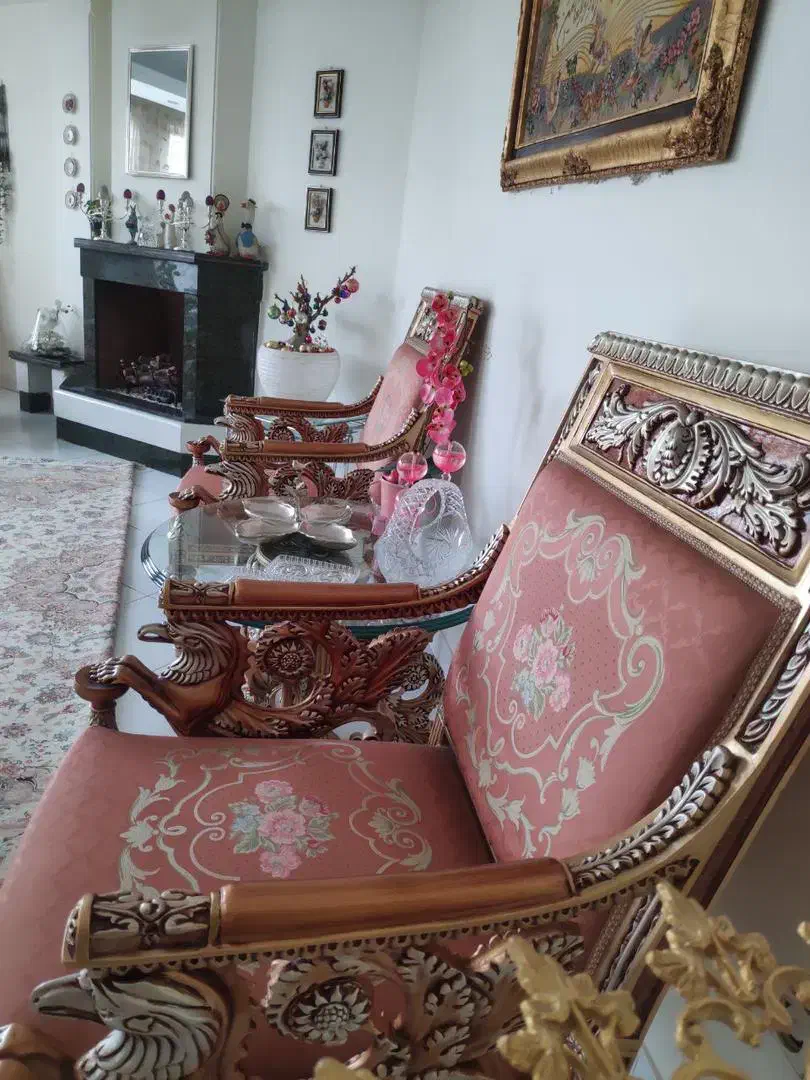 مبلمان استیل کلاسیک طرح باروک|مبلمان خانگی و میز عسلی|قم, سالاریه|دیوار