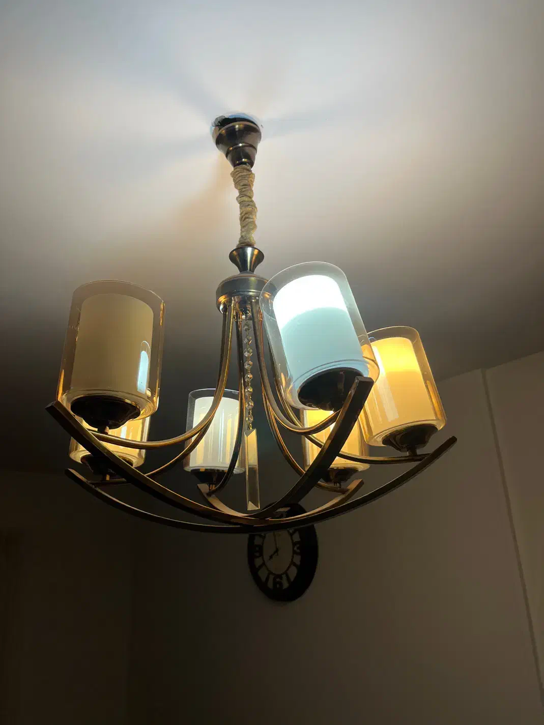 لوستر شش شعله|لوستر و چراغ آویز|پردیس, فاز ۱۱|دیوار