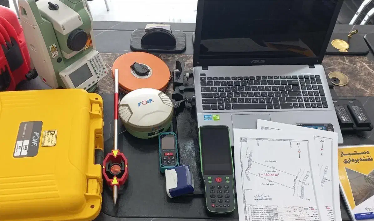 نقشه برداری تفکیک اراضی GPS سند UTM فنداسیون نما|خدمات پیشه و مهارت|کیلان, |دیوار