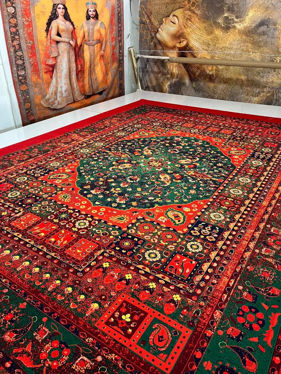 فرشینه مدرن و سنتی آدلی|فرش|باقرشهر, |دیوار