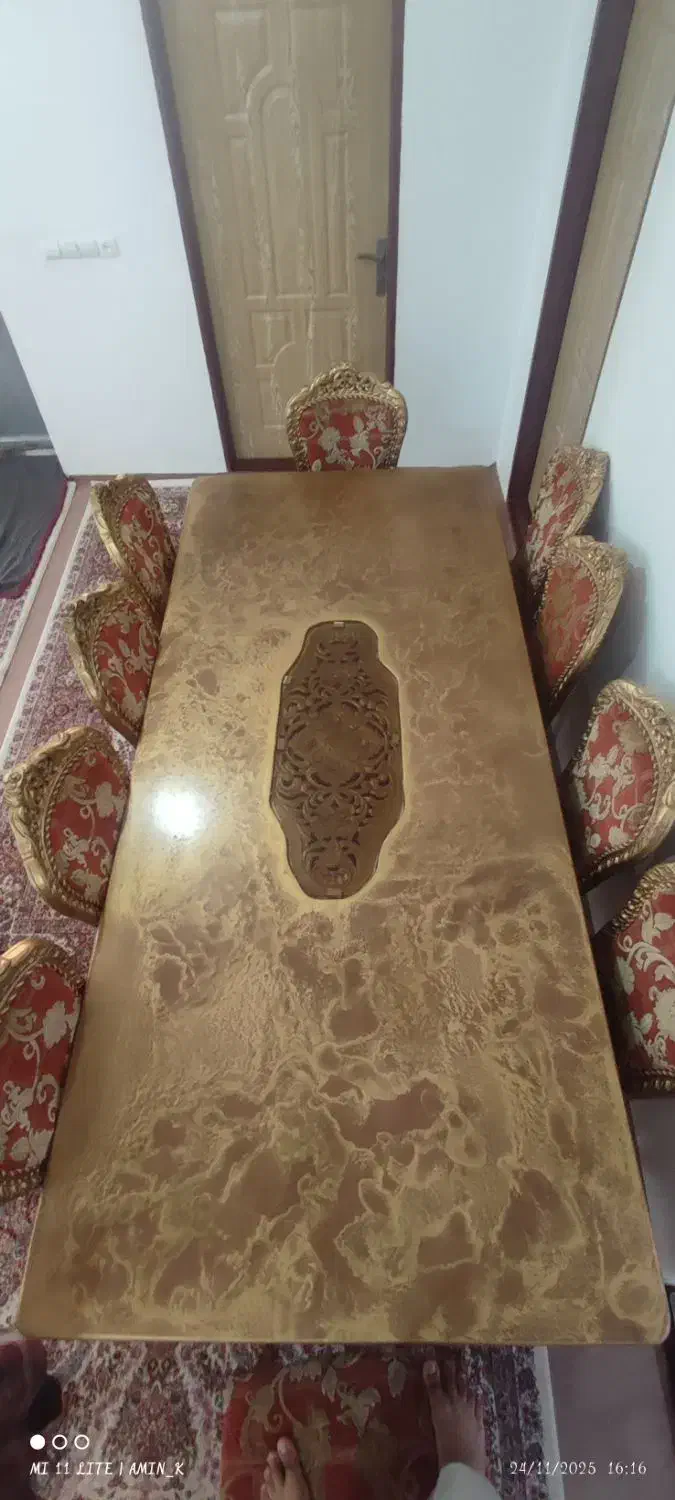 میز و صندلی غذاخوری 10 نفره|میز و صندلی غذاخوری|ارومیه, |دیوار