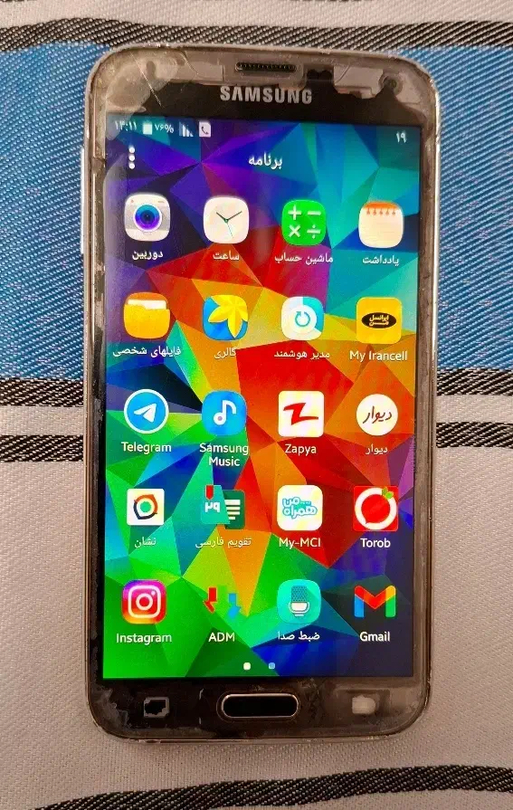 گوشی سامسونگ گلکسی S5 سفید|موبایل|تهران, گاندی|دیوار