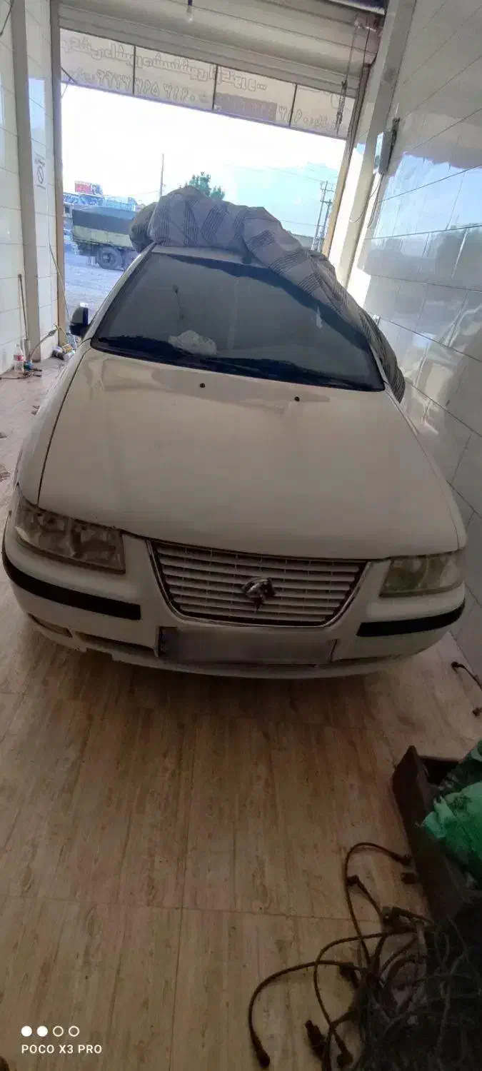 سمند اف سون مدل ۹۷ سفید بدون رنگ رینگ سلیبی|خودرو سواری و وانت|خانمیرزا, |دیوار