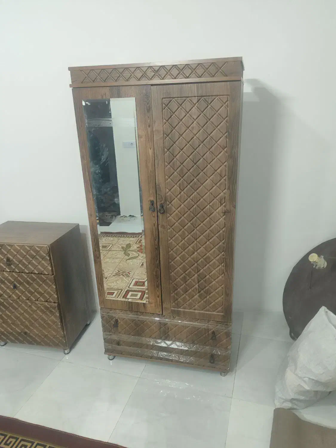 کمد لباس آینه دار|جاکفشی، کمد، دراور|مشهد, رسالت|دیوار