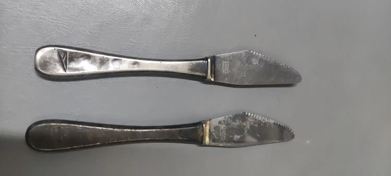 چاقو قدیمی دسته نقره|کلکسیون اشیاء عتیقه|تهران, باغ خزانه|دیوار