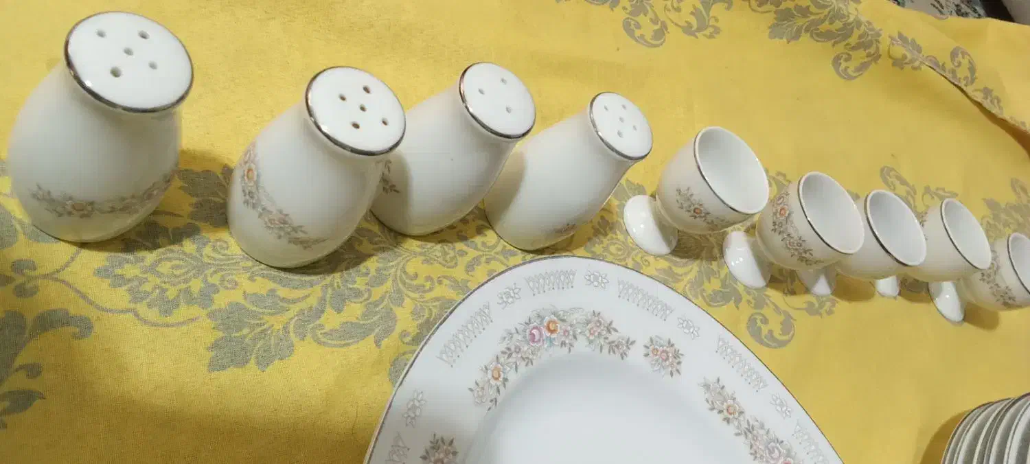 سرویس ۴۰ پارچه چینی بهشتی ژاپنی|ظروف سرو و پذیرایی|پردیس, فاز ۱۱|دیوار